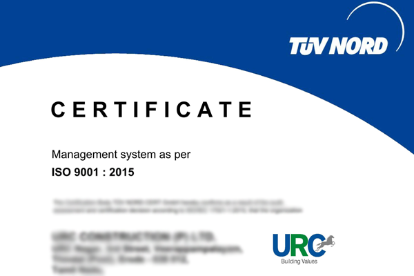 URC ISO 9001 - Quality Managment System
